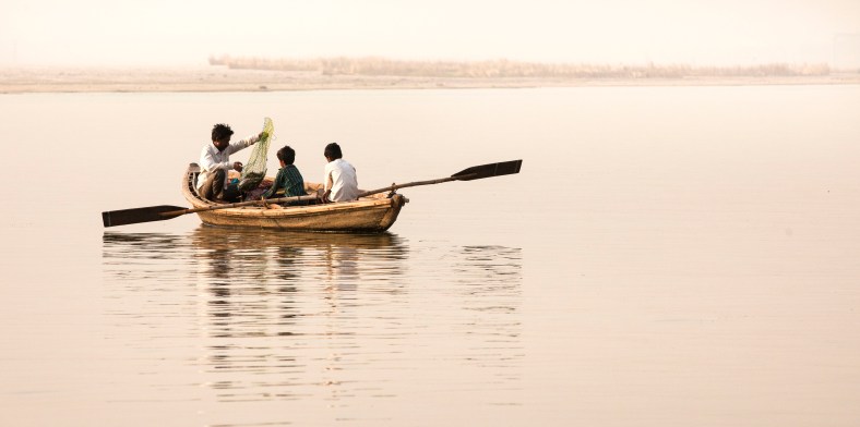 Early Morning on the Ganges River