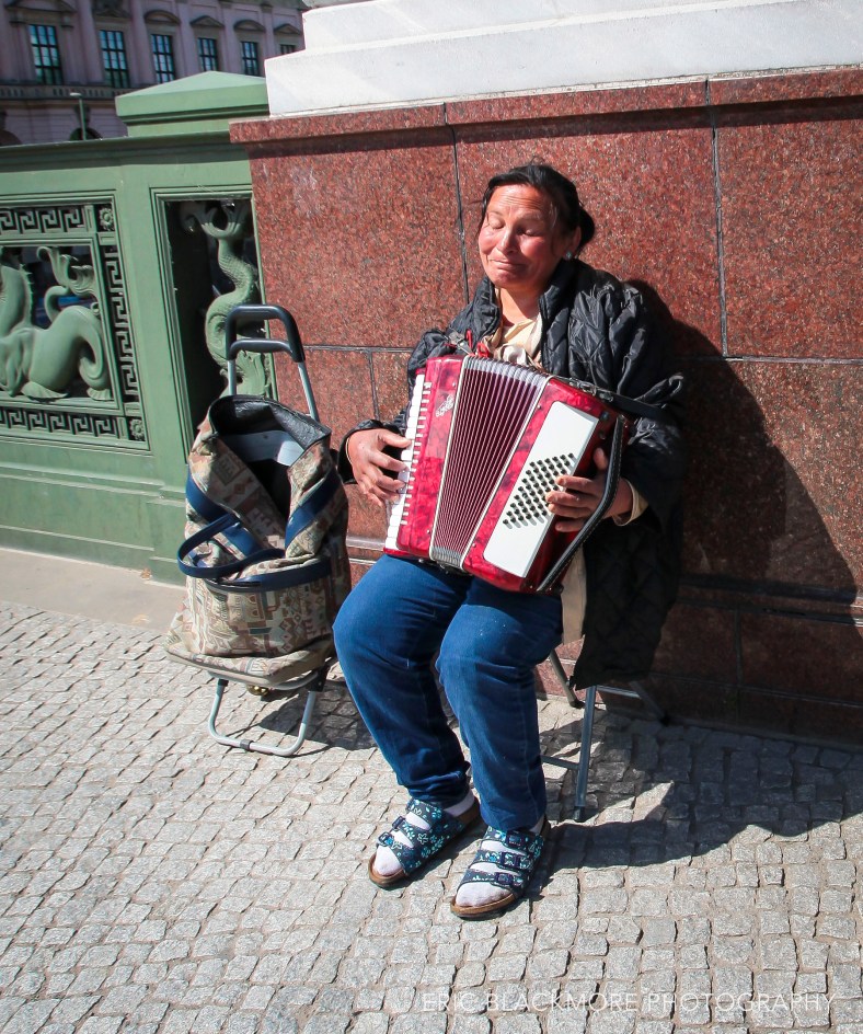 Accordian player in Berlin